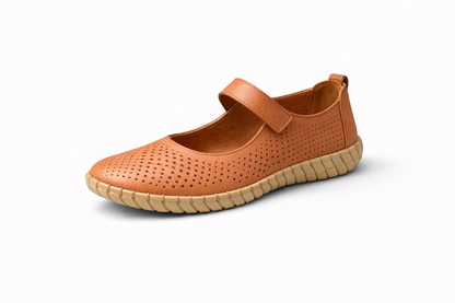 Vstep Filo Hakiki Deri Ortopedik Kadın Ayakkabıları (VL-039)