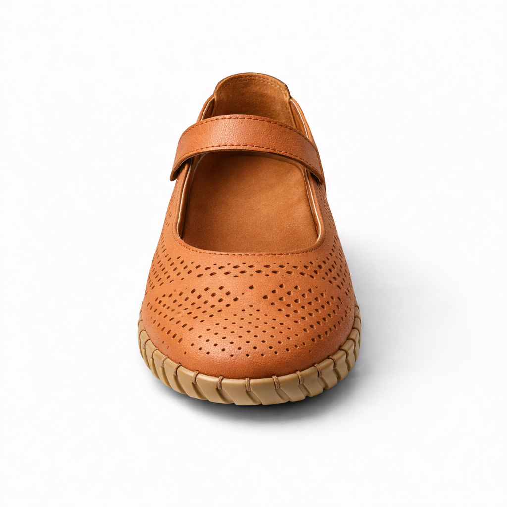 Vstep Filo Hakiki Deri Ortopedik Kadın Ayakkabıları (VL-039)