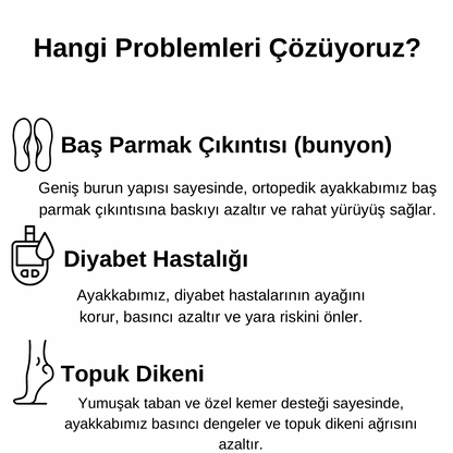 Vstep Kiti Hakiki Deri Ortopedik Ayakkabı (VL-037)