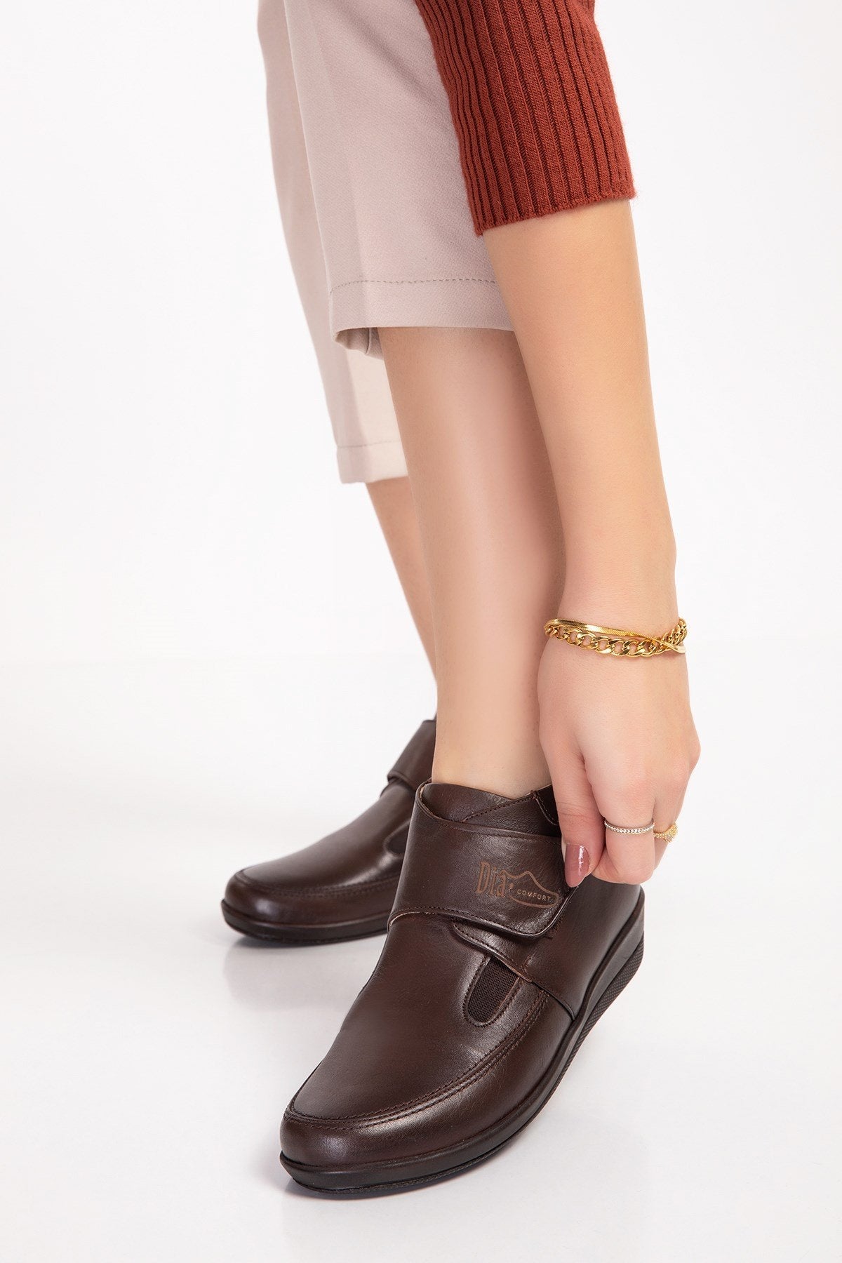 Vstep Softrix Ortopedik Deri Kadın Botları (DİA-009)