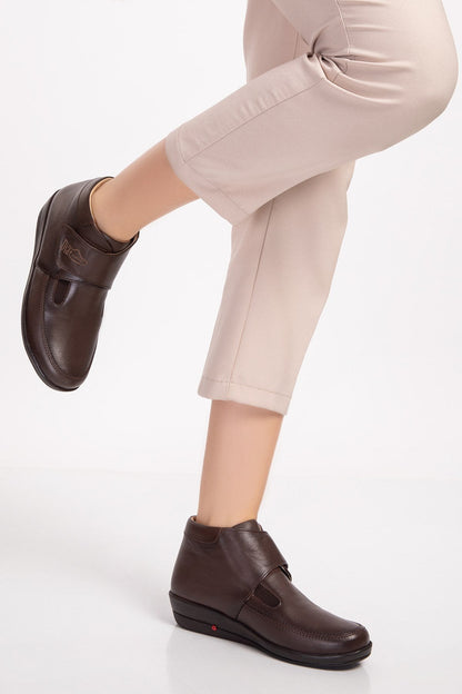 Vstep Softrix Ortopedik Deri Kadın Botları (DİA-009)