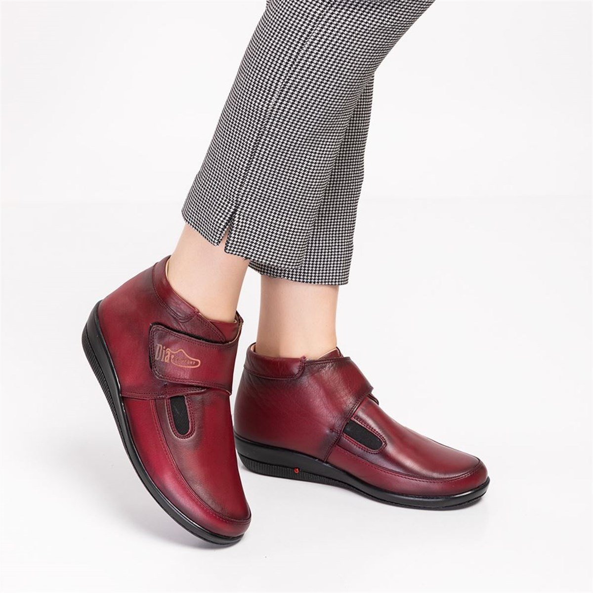 Vstep Softrix Ortopedik Deri Kadın Botları (DİA-009)