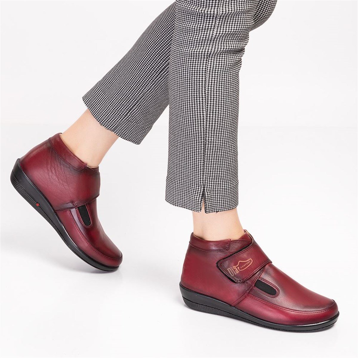 Vstep Softrix Ortopedik Deri Kadın Botları (DİA-009)